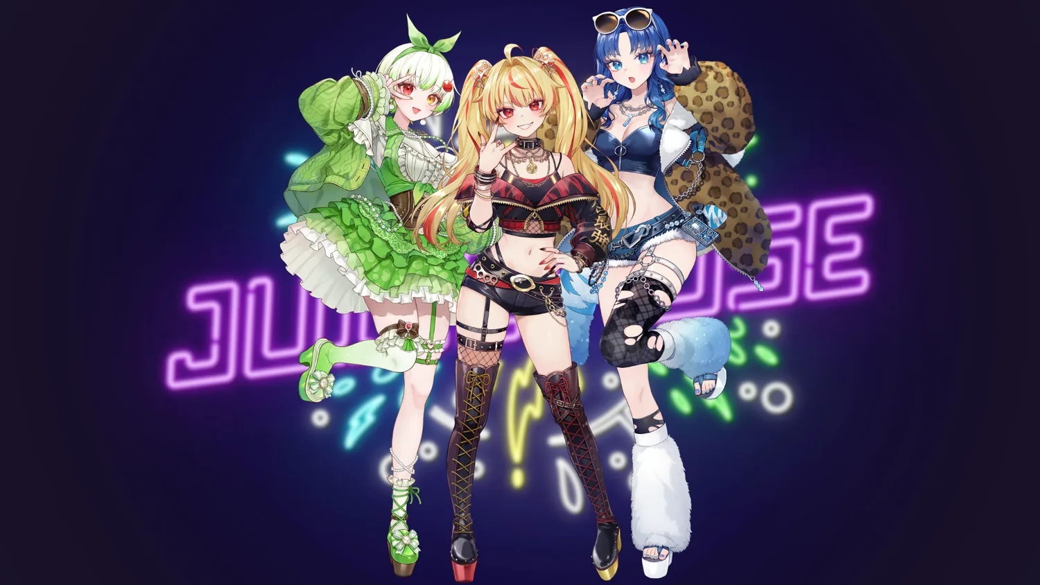 JUICE MUSE — 3人集合キービジュアル